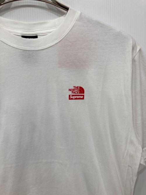 THE NORTH FACE（ザ ノース フェイス）THE NORTH FACE (ザ ノース フェイス) SUPREME (シュプリーム) プリントTシャツ ホワイト サイズ:S 未使用品の古着・服飾アイテム