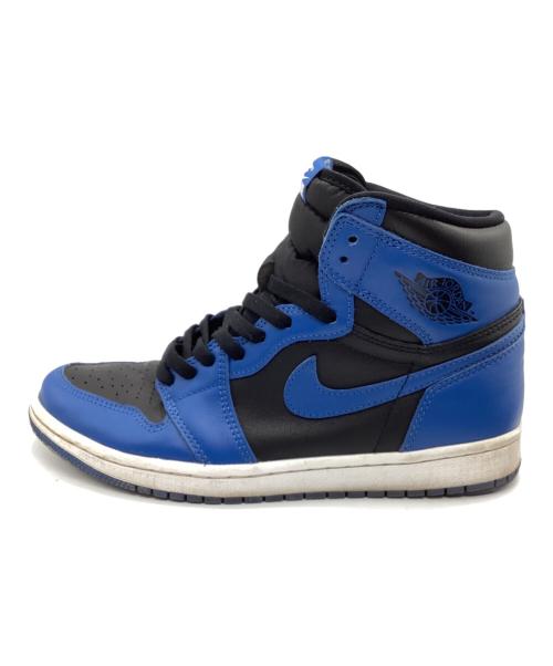 NIKE（ナイキ）NIKE (ナイキ) AIR JORDAN 1 RETRO HIGH OG エア ジョーダン 1 レトロ ハイ OG ブルー×ブラック サイズ:26cmの古着・服飾アイテム