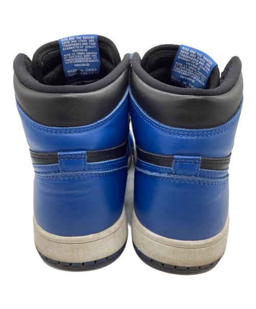 NIKE（ナイキ）NIKE (ナイキ) AIR JORDAN 1 RETRO HIGH OG エア ジョーダン 1 レトロ ハイ OG ブルー×ブラック サイズ:26cmの古着・服飾アイテム
