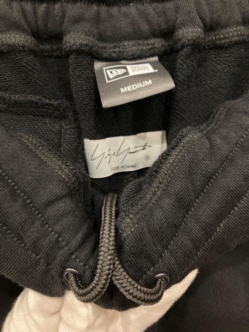 New Era（ニューエラ）New Era (ニューエラ) Yohji Yamamoto pour homme (ヨウジヤマモト プールオム) SWT PNTS YY LABEL LOGO NEW ERA PANTS ブラック サイズ:3の古着・服飾アイテム