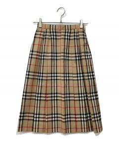 中古・古着通販】Burberry's (バーバリー) プリーツスカート ベージュ