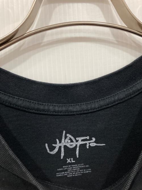 Travis Scott（トラヴィススコット）TRAVIS SCOTT (トラヴィススコット) プリントTシャツ ブラック サイズ:XLの古着・服飾アイテム