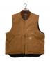 CarHartt（カーハート）の古着「ダック ジレ」｜ベージュ