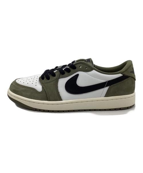 NIKE（ナイキ）NIKE (ナイキ) スニーカー カーキ×ホワイト サイズ:27.5㎝ 未使用品の古着・服飾アイテム