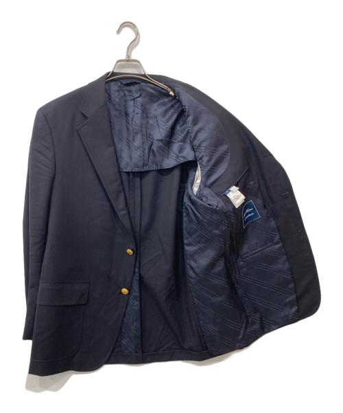BROOKS BROTHERS（ブルックスブラザーズ）BROOKS BROTHERS (ブルックスブラザーズ) Super110’s 段返り3釦ブレザー ネイビー サイズ:42Rの古着・服飾アイテム