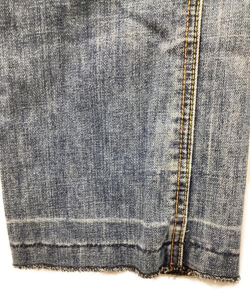 DOLCE & GABBANA（ドルチェ＆ガッバーナ）DOLCE & GABBANA (ドルチェ＆ガッバーナ) 虎刺繍スタッズデニムパンツ インディゴ サイズ:31の古着・服飾アイテム