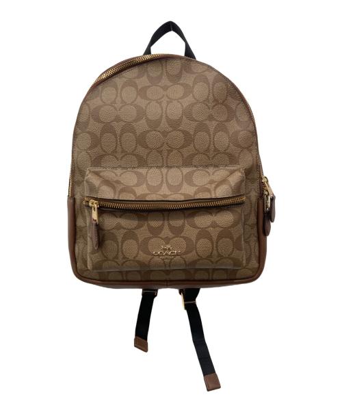 COACH（コーチ）COACH (コーチ) リュック ブラウンの古着・服飾アイテム