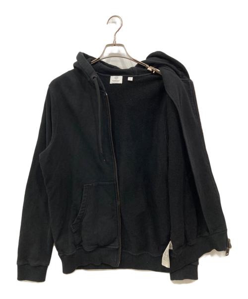 BURBERRY（バーバリー）BURBERRY (バーバリー) LOVE ロゴ プリント コットン フーデッドトップ ブラック サイズ:Sの古着・服飾アイテム