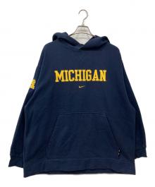 NIKE（ナイキ）の古着「MICHIGANロゴプルオーバーパーカー」｜ネイビー