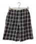 Burberry's（バーバリー）の古着「チェックハーフパンツ」｜ブラック