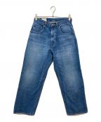 sasnqua by treesサザンカバイツリーズ）の古着「ワイドストレートデニム」｜インディゴ