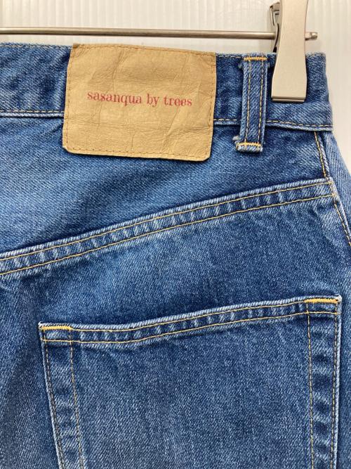 sasnqua by trees（サザンカバイツリーズ）sasnqua by trees (サザンカバイツリーズ) ワイドストレートデニム インディゴ サイズ:1の古着・服飾アイテム