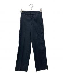 YANUK（ヤヌーク）の古着「ワイドスラックス」｜ネイビー