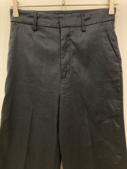 YANUK（ヤヌーク）YANUK (ヤヌーク) ワイドスラックス ネイビー サイズ:Sの古着・服飾アイテム