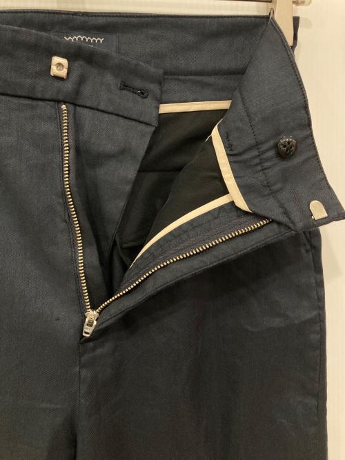 YANUK（ヤヌーク）YANUK (ヤヌーク) ワイドスラックス ネイビー サイズ:Sの古着・服飾アイテム