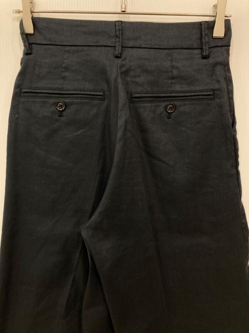 YANUK（ヤヌーク）YANUK (ヤヌーク) ワイドスラックス ネイビー サイズ:Sの古着・服飾アイテム