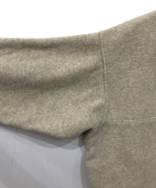 Patagonia（パタゴニア）Patagonia (パタゴニア) シンチラ・スナップT・プルオーバー アイボリー×グリーン サイズ:Lの古着・服飾アイテム