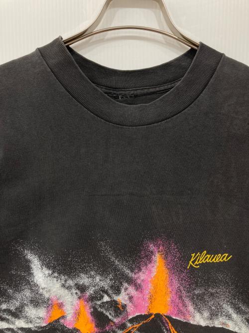 USED（ユーズド）USED (ユーズド) プリントTシャツ ブラック サイズ:不明の古着・服飾アイテム