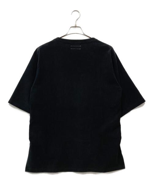 PORTVEL（ポートヴェル）PORTVEL (ポートヴェル) スウェード調ポケットカットソー ブラック サイズ:1の古着・服飾アイテム