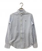 RALPH LAURENラルフローレン）の古着「ボタンダウンシャツ」｜ホワイト×ブルー