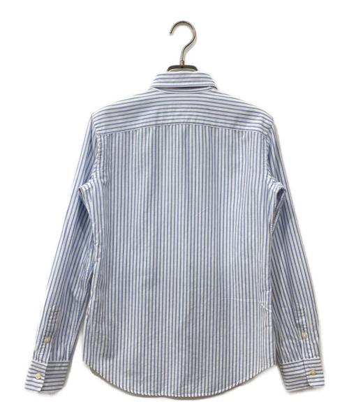 RALPH LAUREN（ラルフローレン）RALPH LAUREN (ラルフローレン) ボタンダウンシャツ ホワイト×ブルーの古着・服飾アイテム