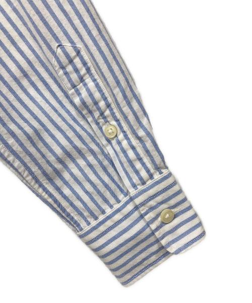 RALPH LAUREN（ラルフローレン）RALPH LAUREN (ラルフローレン) ボタンダウンシャツ ホワイト×ブルーの古着・服飾アイテム