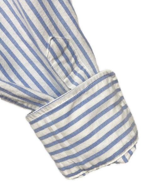 RALPH LAUREN（ラルフローレン）RALPH LAUREN (ラルフローレン) ボタンダウンシャツ ホワイト×ブルーの古着・服飾アイテム