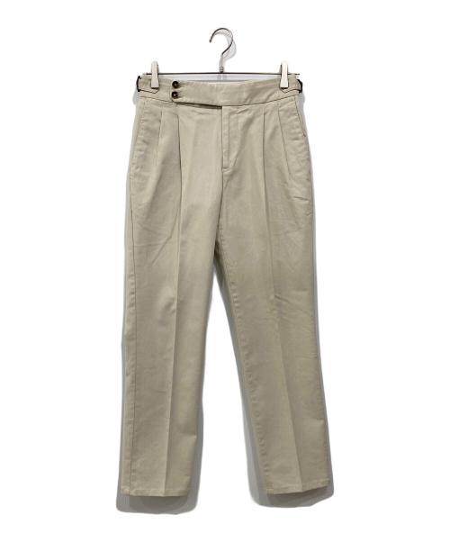 PT TORINO（ピーティートリノ）PT TORINO (ピーティートリノ) ワイドテーパードパンツ アイボリー サイズ:SIZE 111cm (W44)の古着・服飾アイテム