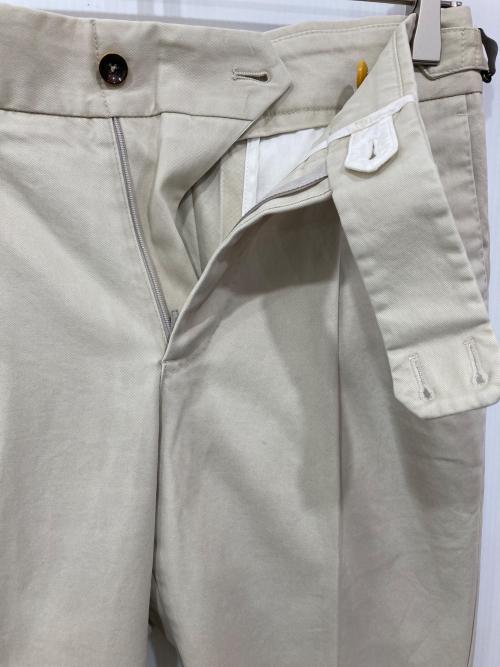 PT TORINO（ピーティートリノ）PT TORINO (ピーティートリノ) ワイドテーパードパンツ アイボリー サイズ:SIZE 111cm (W44)の古着・服飾アイテム