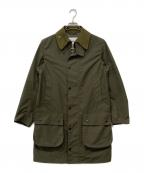Barbourバブアー）の古着「ベンチレーションロングコート」｜カーキ