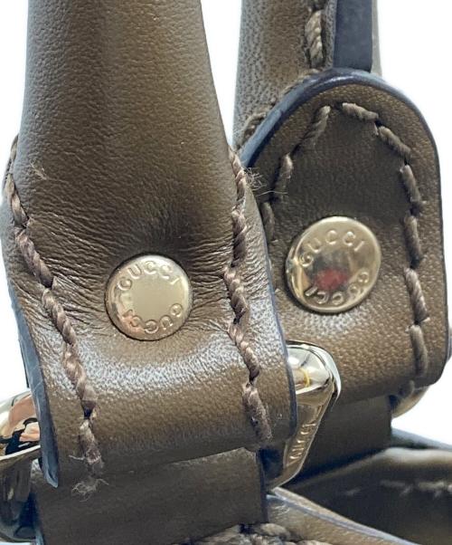 GUCCI（グッチ）GUCCI (グッチ) スーキートートバッグ ブラウンの古着・服飾アイテム