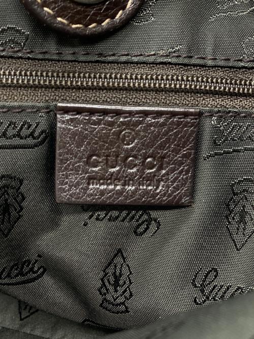 GUCCI（グッチ）GUCCI (グッチ) スーキートートバッグ ブラウン×ベージュの古着・服飾アイテム