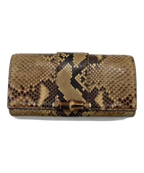 GUCCI（グッチ）GUCCI (グッチ) 長財布 ベージュの古着・服飾アイテム