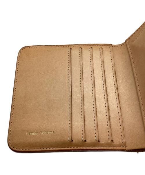 HENDER SCHEME（エンダースキーマ）HENDER SCHEME (エンダースキーマ) 2つ折り財布 ベージュの古着・服飾アイテム