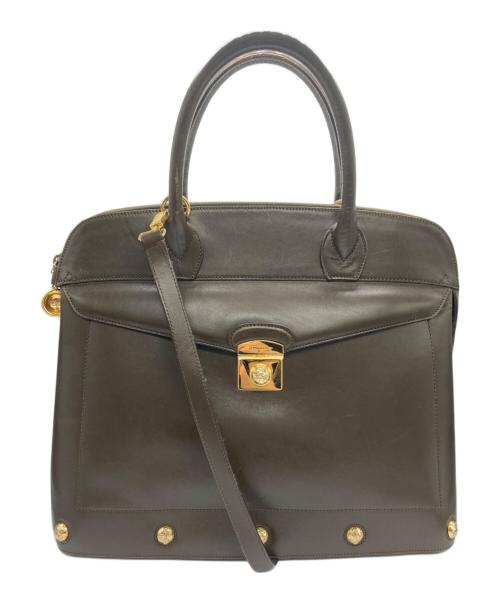 Salvatore Ferragamo（サルヴァトーレ フェラガモ）Salvatore Ferragamo (サルヴァトーレ フェラガモ) 2WAYバッグ ブラウンの古着・服飾アイテム