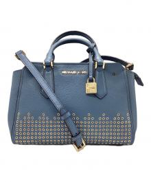 MICHAEL KORS（マイケル・コース）の古着「スタッズショルダーバッグ」｜ブルー