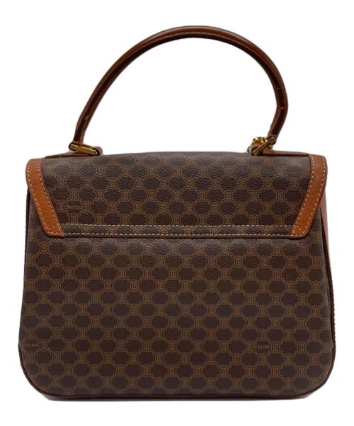 CELINE（セリーヌ）CELINE (セリーヌ) マカダムハンドバッグ ブラウンの古着・服飾アイテム