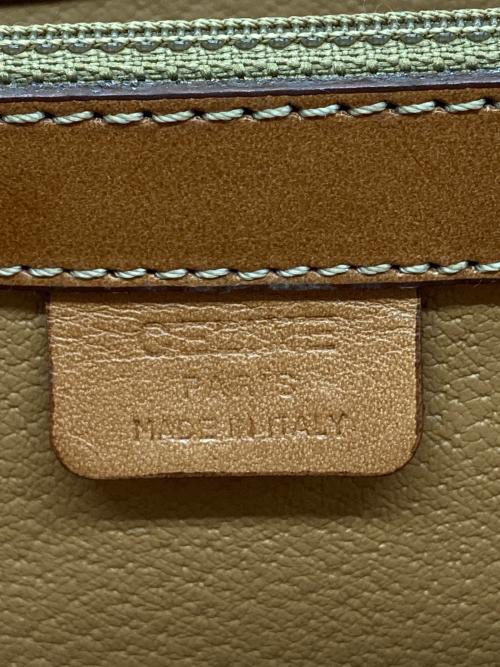 CELINE（セリーヌ）CELINE (セリーヌ) マカダムハンドバッグ ブラウンの古着・服飾アイテム