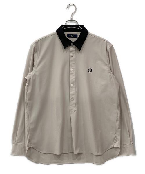 FRED PERRY（フレッドペリー）FRED PERRY (フレッドペリー) プルオーバーシャツ アイボリー サイズ:Mの古着・服飾アイテム