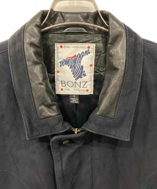 BONZ NEW ZEALAND（ボンズ ニュージーランド）BONZ NEW ZEALAND (ボンズ ニュージーランド) ラムスキンジャケット ネイビー サイズ:Sの古着・服飾アイテム