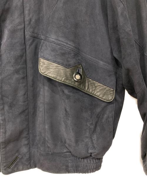 BONZ NEW ZEALAND（ボンズ ニュージーランド）BONZ NEW ZEALAND (ボンズ ニュージーランド) ラムスキンジャケット ネイビー サイズ:Sの古着・服飾アイテム