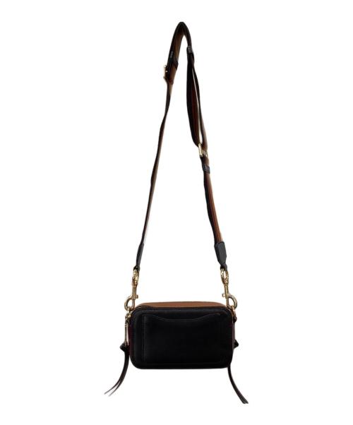 Marc by Marc Jacobs（マークバイマークジェイコブス）Marc by Marc Jacobs (マークバイマークジェイコブス) カメラショルダーバッグ オレンジ×ブラックの古着・服飾アイテム