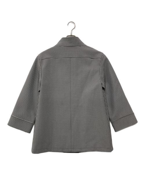 TAE ASHIDA（タエ アシダ）TAE ASHIDA (タエ アシダ) スタンドカラージャケット ブラック×ホワイト サイズ:Sの古着・服飾アイテム