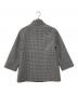 TAE ASHIDA (タエ アシダ) スタンドカラージャケット ブラック×ホワイト サイズ:S：5000円
