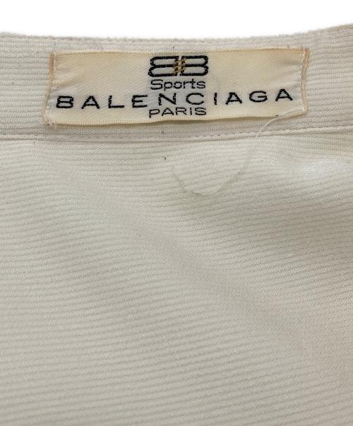 BALENCIAGA SPORTS（バレンシアガ）BALENCIAGA SPORTS (バレンシアガ) バンドカラーシャツ ホワイト サイズ:Mの古着・服飾アイテム