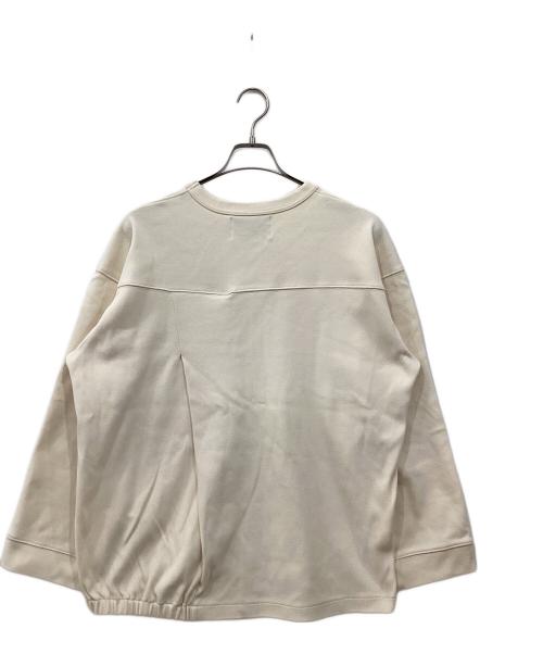 VOAAOV（ヴォアーブ）VOAAOV (ヴォアーブ) ワイドカットソー アイボリー サイズ:2の古着・服飾アイテム