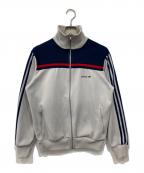 adidasアディダス）の古着「トラックジャケット」｜グレー×ネイビー
