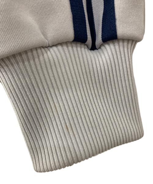 adidas（アディダス）adidas (アディダス) トラックジャケット グレー×ネイビー サイズ:Mの古着・服飾アイテム