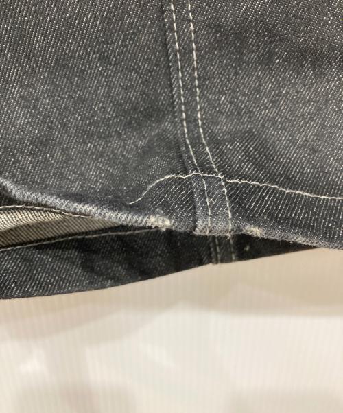 ANDER HUNK（アンダーハンク）ANDER HUNK (アンダーハンク) ワイドデニムパンツ ブラック サイズ:Lの古着・服飾アイテム