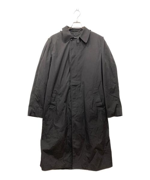 U'S NAVY（ユーエスネイビー）U'S NAVY (ユーエスネイビー) ライナー付ステンカラーコート ブラック サイズ:38の古着・服飾アイテム